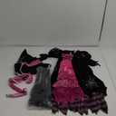 Spooktacular Creations Fairytale Witch Cute Witch Costume Deluxe Set with Broom for Girls (Toddler(3-4 yrs), Pink)