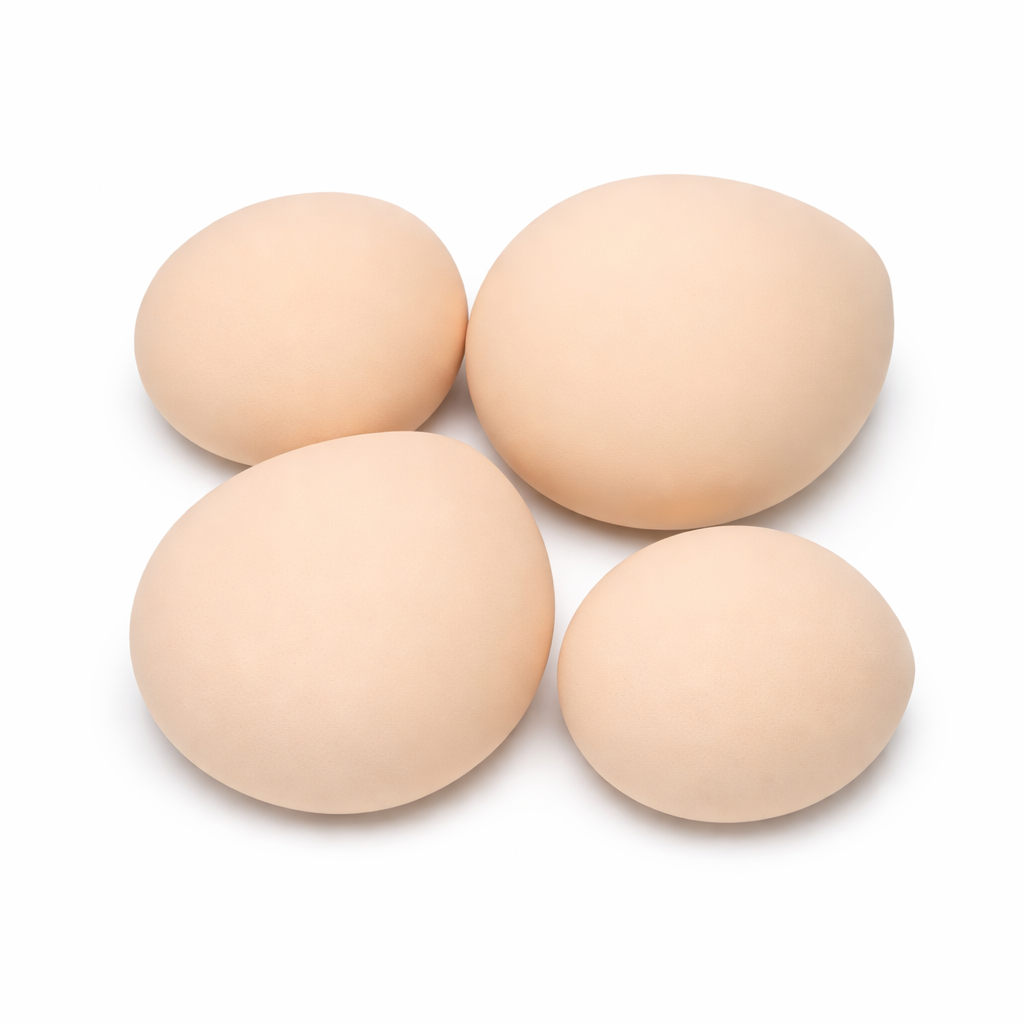 4Pack Makeup Sponge For Foundation Concealer And Powder, Latex Free Blender Sponge For Natural And Easy Makeup Soft Long-lasting, Pack for 2X-Large and 2 Medium 