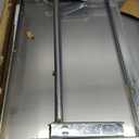 Portable Stainless Steel Metal Folding Table 40" x 24" No-Assembly, 40" x 24" x 30"