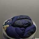 Mybedsoul Blue Gold Queen Comforter Set, 7 Pieces Boho Bed in a Bag for Queen Bed, Damask Comforter with Sheets Pillowcases, Soft Microfiber Lightweight Bedding Sets for All Season(90"x90")