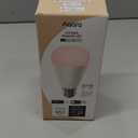 Aqara Thread/Zigbee Smart LED Light Bulb T2 E26, Tunable White (2000K-9000K), RGB Color Changing Light Bulb with 16 Million Colors, 75W Equivalent, Matter, Works with HomeKit, Alexa, Google