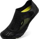 L-RUN Barefoot Water Shoes Women Mens Aqua Sock Athletic Hiking Water Sports Shoes for Swim Beach Pool Sand Diving Walking