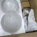 Peel and Stick Sconces Set of 2,Battery Operated Wall Sconces,Frosted Glass, 2 Pack