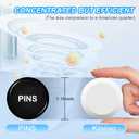 KIISIISO Toilet Bowl Cleaner Tablets 50 PACK, Automatic Bleach Toilet Tank Cleaners, Bathroom Long-Lasting Freshness, Slow-Releasing Powerful Deodorizing & Descaling