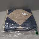 GarveeHome Easy Jute Rugs 2x8 Checkered Kitchen Runner Rugs Non Skid Washable Stain Resistant Indoor Outdoor Rugs for Living Room, Bedroom, Dining, Patio - Farmhouse Style Navy Blue