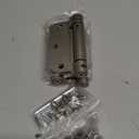 Luxbaro 3 Pack Spring Hinges Self Closing 3.5 Inch, Self Closing Door Hinges with 5/8'' Radius Corners, Adjustable Tension for Garage, Front and Back Doors, Left and Right Hand, UL Listed