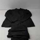 2 Piece Double Breasted Suit Men Slim Fit Mens Double Breasted Blazer Pants Sets Wedding Prom Homecoming Suit (XX-Large, Black)