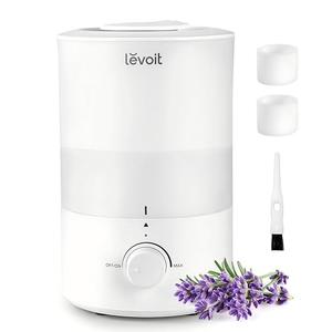 LEVOIT - Humidifiers for Bedroom - Quiet (3L Water Tank) - Cool Mist/Top Fill/Essential Oil Diffuser/25Watt - Home/Large Room - 360° Nozzle - Rapid Ultrasonic Humidification for Baby Nursery/Plant