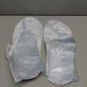 Waterproof Shoe Covers, Rain Shoe Covers Transparent Reusable Non Slip Shoe Cover for Outdoor Women and Men (4X-Large, Transparent)