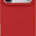 for iPhone 17 Pro Max Genuine Liquid Silicone Case, Stain-Resistant, Heavy Duty Shockproof, Premium Minimalist Basic Matte for Apple Phone Case Slim Fit Cover, 6.9" Screen 2025 - True Red