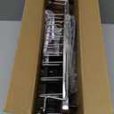 GSlife Small Sink Dish Drying Rack - Stainless Steel in Sink Dish Rack for RV Camper, Expandable Kitchen Counter Drainer with Utensil Holder, 13.2''-19.1" L x 6.5" W x 4.3" H, Silver