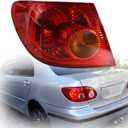 1-Pack RH Tail Light Assembly Replacement for Corolla 2005-2008 Outer Passenger Side