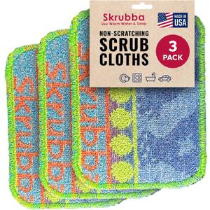 Wet-it Skrubba New European Scrubby Non-Scratching Scouring Pad (Chickens)