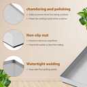 Upgraded 32" x 30"×2.5" 304 Stainless Steel Washing Machine Drip Pan