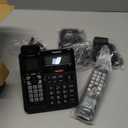 Panasonic Cordless Phone with Advanced Call Block, Link2Cell Bluetooth, One-Ring Scam Alert, and 2-Way Recording, Answering Machine, 4 Handsets - KX-TGF944B (Black)