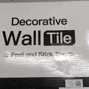 Art3d 10-Sheet Peel and Stick Backsplash PVC Wall Tile, Stickon Tile for Kitchen Backplash, Bathroom Vanities, Fireplace Decor, Laundry Table, Stair Decals in Spruce Grey Rustic, Plastic-Sheets