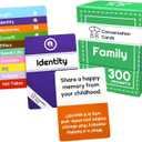 Family Pack | 300 Open-Ended Questions and Conversation Starters | Cards to Ignite Deeper Connections | A Great Gift for Families and Close Friends of All Ages