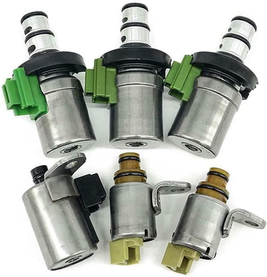 SecosAutoparts 4F27E Transmission Solenoid Kit Fit for Mazda 2 3 5 6 CX-7 MPV 2002-2012 Replace# 48420K-R FN4A-EL ONLY Fit for Mazda 4F27-E 4 Speed Automatic Transmission
