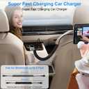 USB to USB C Coiled Cable Fast Charging for iPhone 17e/17/Air/17 Pro/17 Pro Max/16e/16/16 Pro/16 Pro Max/16 Plus/15,3FT Retractable Car Charger Cord Android Auto for Samsung Galaxy A17 S26,Pixel 10a