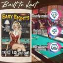 3 x Pin Up Girl Metal Sign Vintage Retro Wall Art for Man Cave Garage 1950s Classic Bar Decor Billiard Pool Room Pub Lounge Club Tin Plaque 8x12inch