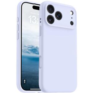 OTOFLY Magnetic for iPhone 17 Pro Case,Compatible with Magsafe,Classic Liquid Silicone Mobile Phone Case,Integrated Camera Control Button,Anti-Scratch Microfiber Lining, Light Blue