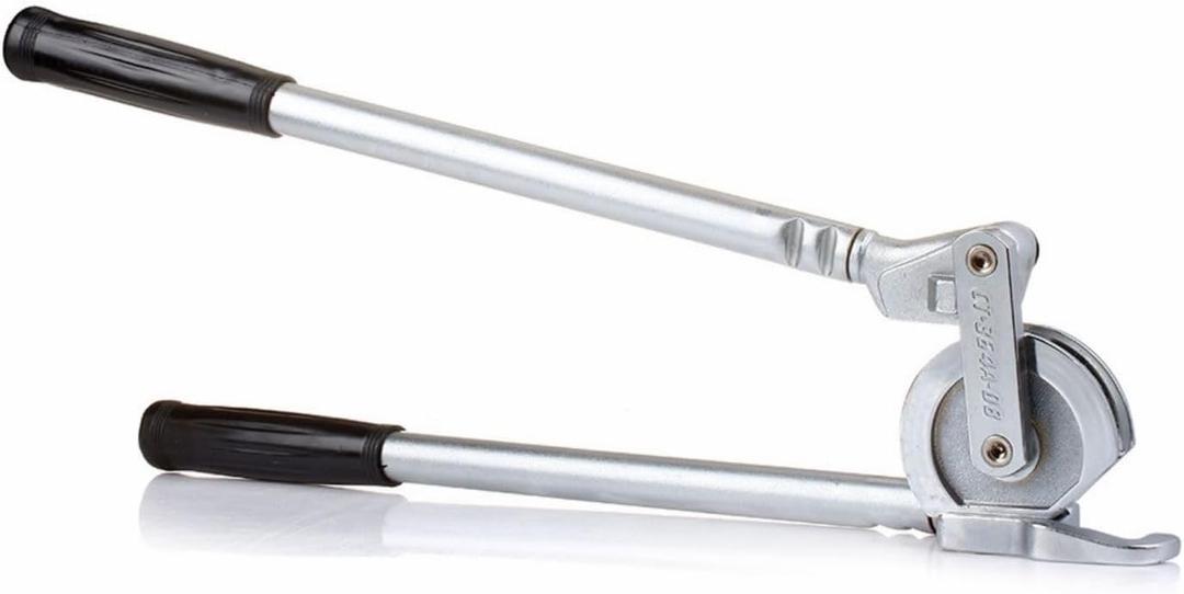Flexzion Copper Tubing Bender - 1/2 Inch OD Manual Copper Pipe Bender with Wide Hook Grip up to 180-Degree HVAC Bending Tool for Soft Iron Pipe, Aluminum Tube, Stainless Steel Tube, and Refrigeration