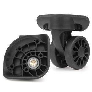 Zoofen Luggage Wheels Replacement with 5 Screw Holes 2 pcs Suitcase Replacement Wheels Wear-Resistant Luggage Carry On Spinner Casters (ZA-122C)