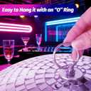 16inch Large Disco Ball Mirror Ball for Disco Party Decorations, Replacement Mirror x 15pcs