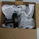 Fenas Suction Cup Hooks for Shower No-Drill Bathroom Hooks for Towels, Robes, Loofah Mountable on Bathroom Walls, Kitchen, Glass, Mirrors, Tile and Smooth,Non-Porous Surfaces (4, Matte Black)