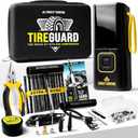 EVERLIT All-in-One Tire Repair Kit with Air Compressor – 150 PSI Portable Cordless Tire Inflator & Plug Kit – Flat Tire Emergency Roadside Kit for Car, SUV, Truck & Motorcycle Fast Repair & Inflation