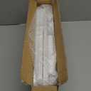 Apicizon Small Narrow Side Table, 3-Tier Skinny End Table with Storage Shelf, Slim Nightstand Bedside Table for Small Spaces, Living Room, Bderoom, White