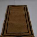 Kempf Double Border Coco Coir Mat, Rubber Vinyl Backing, Great for Double Doors, Indoor Outdoor Entrance Rug, 18 x 30-Inch, Black (1'6" x 2'6" (Rectangular))