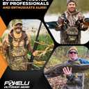 Foxelli Chest Waders, Waterproof 4mm Neoprene Hunting & Fishing Waders for Men & Women with Boots, Size: 11