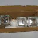 3Pack 16 oz Glass Bottles with Lid 500 ml Clear Empty Bottles with Cork Square Glass Bottle with Cap for Liquor Vodka Brandy Whiskey Beer Water Soda