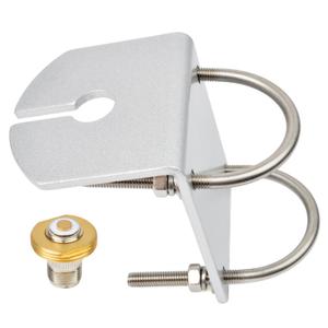 TWAYRDIO Antenna Mount Bracket with 16.4ft RG58 Coaxial Cable (SO239 to PL259) U Bolts for Ham VHF UHF Two Way Radio Antenna for Pole or Mast Mounting