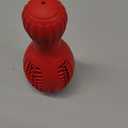 Treat Dispensing Puzzle Dog Toy - Interactive Chew Toys for Aggressive Chewers, Durable Rubber with Squeaker & Mental Stimulation for Large Medium Small Dogs Breeds (Red Bowling Pin)