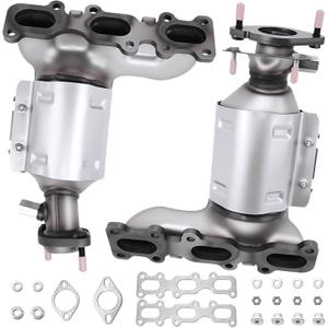 Front Catalytic Converter Compatible with 2013-2019 Ford Explorer FLEX Taurus Police Interceptor 3.5L/3.7L, 2013-2016 Lincoln MKS MKZ, 2013-2018 MKT, 2016-2018 MKX 3.7L, 2PCS (EPA Compliant)