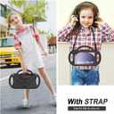 AVAWO Kids Case for Samsung Galaxy Tab A9 2023 8.7 Inch/A7 Lite 2021 Cover, with Strap, Shockproof, Lightweight Handle Stand 2023(SM-X110/X115/X117)/2021(SM-T220/T225/T227), Black