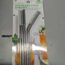 Biosmart Reusable Stainless Steel Straws With Silicone Tips Eco BPA Free 7 Pcs