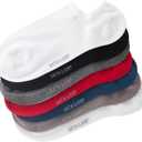 bony&katia No Show Socks for Men, Multicolor Pack, 7 Pairs