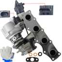 11657642469 11657630462 Upgrade Turbocharger Billet Compatible With BMW Fits for N20 N26 320i 328i 528i X3 xDrive Z4 F30 2.0L 49477-02022 49477-02025 Turbo