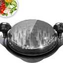 XL11.5 Chicken Shredder, Large Pro Meat Shredder Tool Twist with Ergonomic Handle, Strong Non-Slip Base, Dishwasher Safe, Kitchen Chicken Grinder for Ground Food, Vegetables, Black