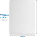 GOTIDEAL Stretched Canvas, 16x20 Inch Set of 5, Primed White - 100% Cotton Artist Canvas Boards for Painting, Acrylic Pouring, Oil Paint Dry & Wet Art Media