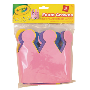 Foam Crowns 4 Colors Adjustable Length