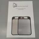 Double-Sided Stainless Steel Cutting Board (14x10In)  Metal Chopping Board for Kitchen, Easy to Clean, Dishwasher Safe, Durable & Hygienic