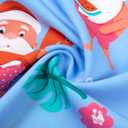 Christmas Hawaiian Shirt for Men Christmas in July Shirt Men Funny Santa Claus Graphic Summer Beach Button Down Tops