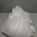 Girls Flower Vintage Floral Lace 3/4 Sleeves Floor Length Dress Wedding Party Evening Formal Pegeant Dance Gown 140 Size