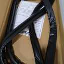 Upgraded WR24X10185 Freezer Door Gasket Compatible with GE Refrigerator Door Seal for Hotpoint Fridge Seal Replacement WR24X10099, 1169944, AP3861330Freezer Gasket Black 27.9"x20.5"