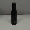 BJPKPK Insulated Water Bottle 17oz Stainless Steel Water Bottles Dishwasher Safe Metal Thermos Keep Cold and Hot,Midnight Black