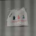 ZAXARRA Newborn Baby My First Christmas Outfit Girl Boy Christmas Clothes Cute Santa Sweatshirt Bubble Romper for Fall Winter (6-12 Months, White)